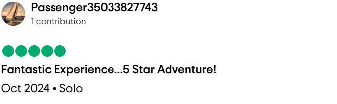 Gladys Adventure Trip Advisor Review