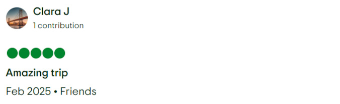 Gladys Adventure Trip Advisor Review