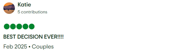 Gladys Adventure Trip Advisor Review