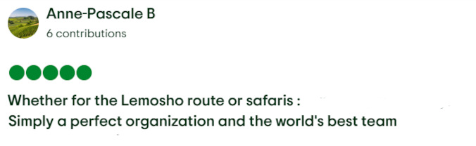 Gladys Adventure Trip Advisor Review