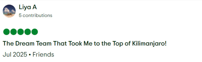 Gladys Adventure Trip Advisor Review