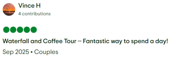 Gladys Adventure Trip Advisor Review