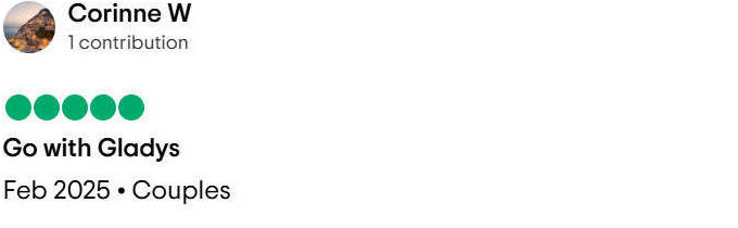 Gladys Adventure Trip Advisor Review